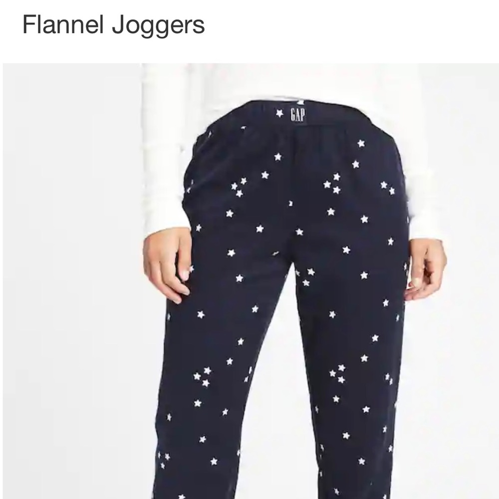 Gap Flannel Joggers Sz M